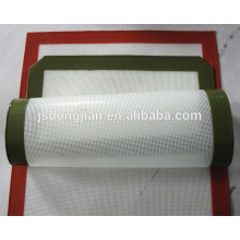 Антипригарный силиконовый коврик для выпечки стекловолокна с печатью